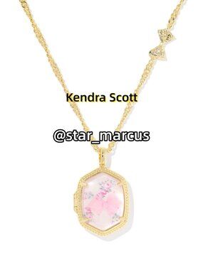 Kendra Scott x LoveShackFancy Daphne Gold Locket Necklace